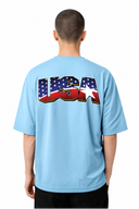 T-shirt Usa Nation White