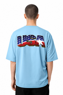 T-shirt Usa Nation White