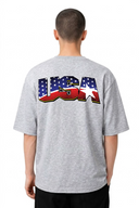T-shirt Usa Nation White