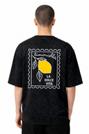 T-shirt Limoncella Black Vintage