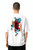 T-shirt Dragon Black Vintage