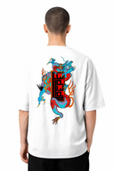 T-shirt Dragon Black Vintage
