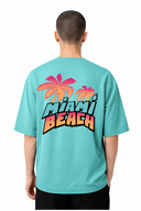 T-shirt Miami Beach Aqua Sea