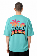 T-shirt Miami Beach Aqua Sea