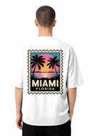 T-shirt Miami Florida Black