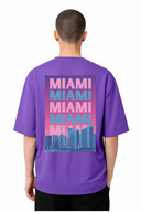 T-shirt Miami City Black