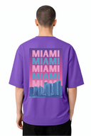 T-shirt Miami City Black