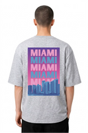 T-shirt Miami City Black