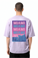 T-shirt Miami City Black