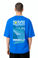 T-shirt Marseille Black Vintage