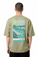 T-shirt Marseille Black Vintage