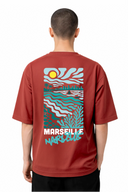 T-shirt Marseille Black Vintage