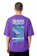 T-shirt Marseille Black Vintage