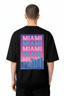 T-shirt Miami City Black