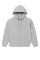 Sweat à Capuche Zippé Zay Grey