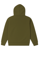 Sweat à Capuche Zippé Zay Khaki