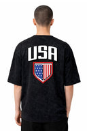 T-shirt Usa Blason Gis Chiné