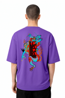 T-shirt Dragon Black Vintage