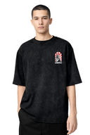 T-shirt Samurai Black Vintage