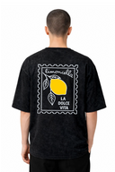 T-shirt Limoncella Black Vintage