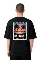 T-shirt Miami Florida Black