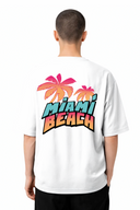 T-shirt Miami Beach Aqua Sea