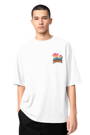 T-shirt Miami Beach White