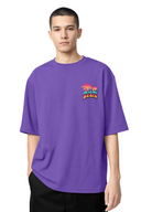 T-shirt Miami Beach Lila