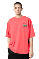 T-shirt Miami Beach Lila