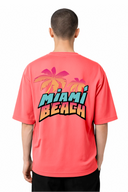 T-shirt Miami Beach Aqua Sea