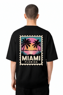 T-shirt Miami Florida Black