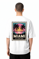 T-shirt Miami Florida Black