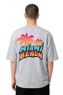 T-shirt Miami Beach Aqua Sea