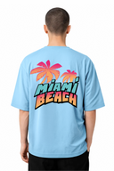 T-shirt Miami Beach Aqua Sea