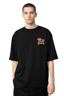T-shirt Miami Beach Lila