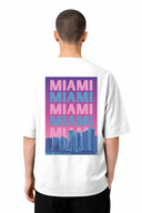 T-shirt Miami City Black