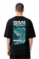 T-shirt Marseille Black Vintage