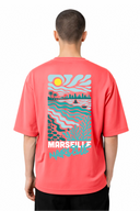 T-shirt Marseille Black Vintage