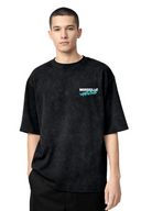 T-shirt Marseille Black Vintage