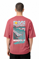 T-shirt Marseille Black Vintage
