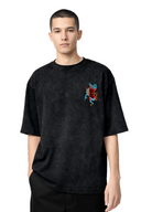 T-shirt Dragon Black Vintage